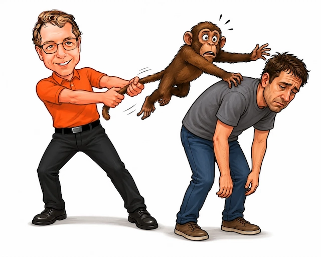 Wade Fenner getting the monkey off your back